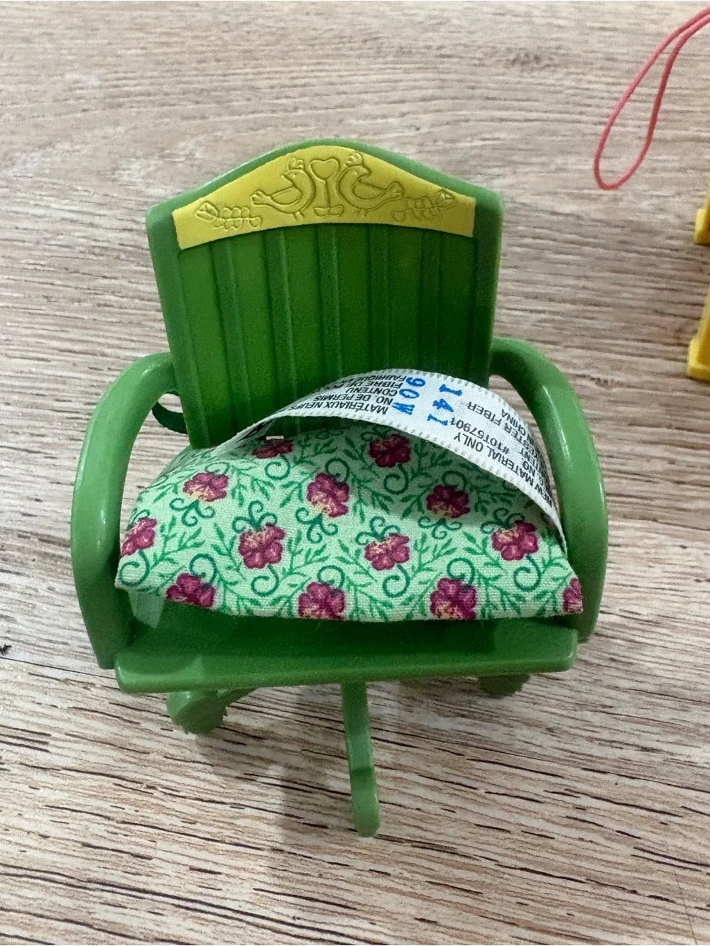 2006 Fisher Price Loving Family Home Office Computer Desk Chair Dollhouse Set